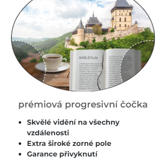 !PRODLOUŽENA! Sleva na progresivní brýlové čočky (multifokály)